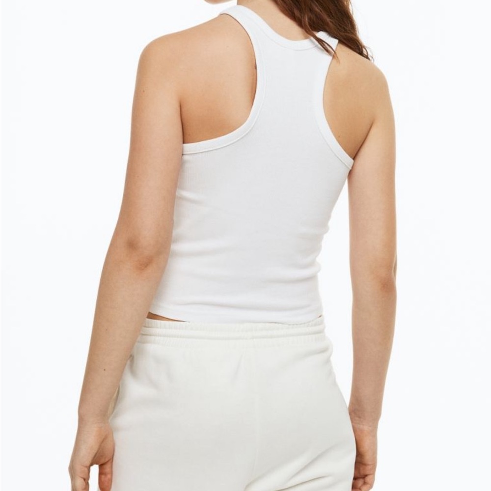 H&M cropped vest top | NWOT - Picture 4 of 9